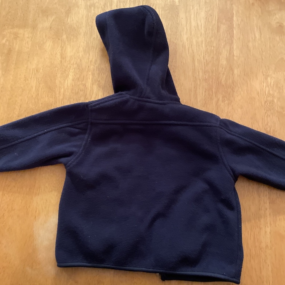 Blue 24 Months Kids Korner Jacket With Zip Pockets With Hood Toddler Zipper - Picture 3 of 6